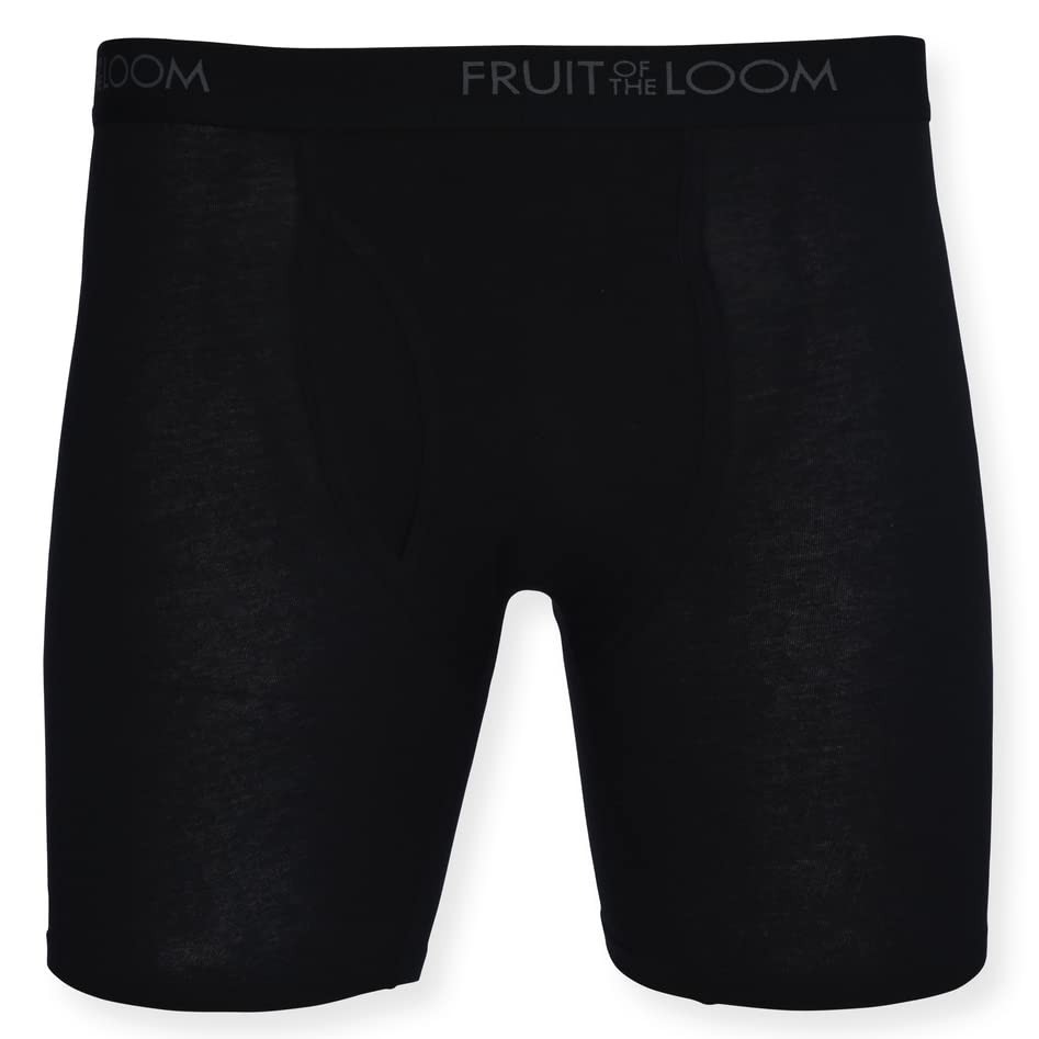 Fruit of the Loom Men's Boxer Briefs - Comfort Stretch Cotton Spandex Tagless Soft Waistband Assorted Colors Large3