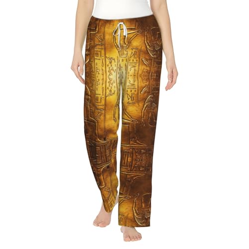 Pantalon de détente imprimé égyptien pour des soirées cocooning à la maison