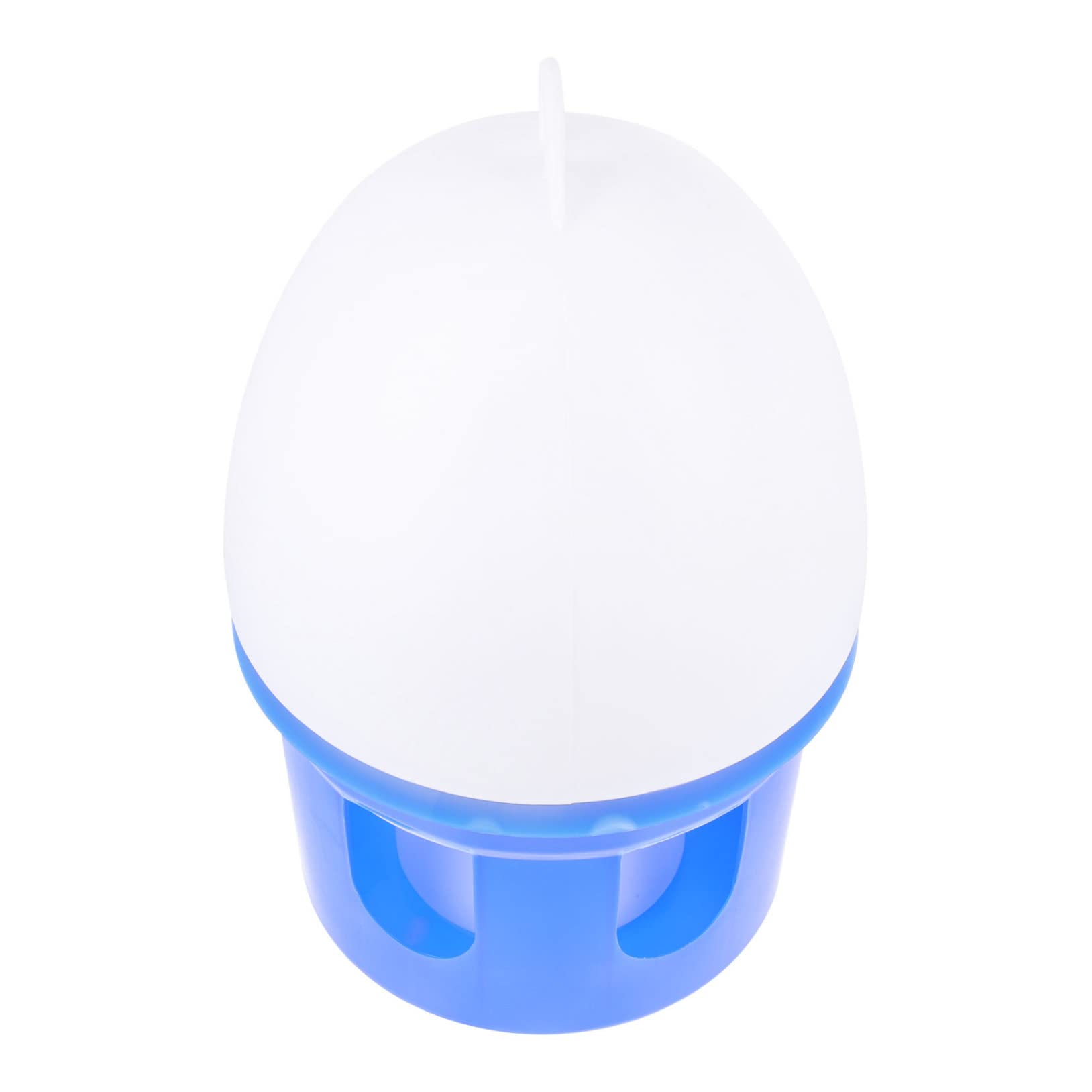 Bebedero para Palomas de Gran Capacidad, Contenedor Colgante | Pvc Azul, Diseño Redondo Desmontable, Fácil de Limpiar, Uso para Loro y Paloma