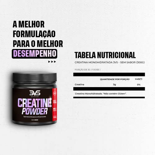 Combo Whey Pro + Creatina + BCAA 3VS Nutrition (Baunilha)