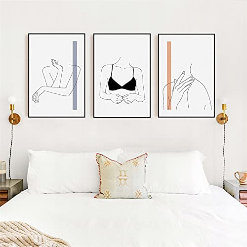 Dessin au trait abstrait en impression Giclée d'art pour une décoration murale premium