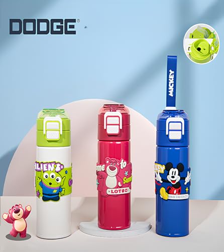 Image of Diisney Mikey Stainless Steel Water Bottle,|SS316| Insulated Water Bottle Stainless Steel Bottle, with Double Wall Vacuum Insulation, 500 ml Hot & Cold Bottle (Disney-Blue)