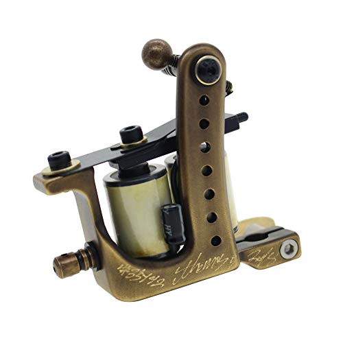 Coil Tattoo Machine Brass Frame 10 Wrap Coils From Thomas(Shader)