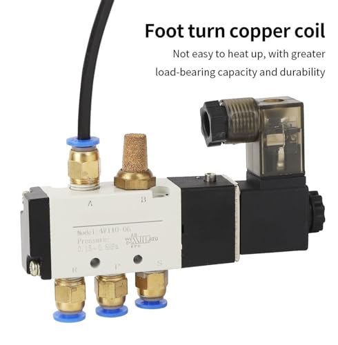 Válvula neumática 4v210-08 de 5 vías y 2 posiciones con control estable AC220V 3