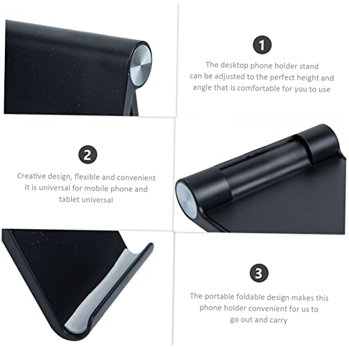 PartyKindom Suporte Para Tablet Para Celular Mini Telefone Dobrável Mesa De Escritório Estante Dobrá