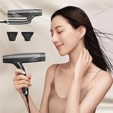 【美容師向け まとまり感＆好感度アップ サロン用 ドライヤーPro】Moobibear ドライヤー 短時間ドライ コンパクト＆軽量ボディ 折りたたみ式 速乾 バランスイオンテクノロジー プラズマ発生装置 ヘアドライヤー 大風量 温風・冷風 12モード メモリー機能 低騒音化技術 ハイテク 静電気除去 ヘアケア 収納袋付き