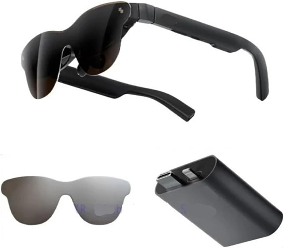 3S Pro Smart AR Glasses, Equivalent to 4 Meters 135 Inches, 3D Surround Sound, 120Hz(3S Pro Suit)