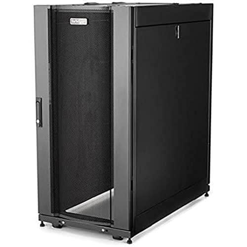 server cabinets - StarTech.com 25U Server Rack Cabinet - 4 Post Adjustable Depth 7-35