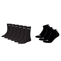 PUMA Sportsocke Schwarz 35-38 Socken Schwarz 35-38