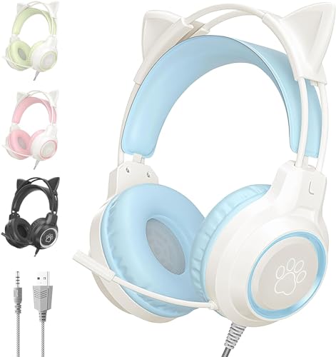 猫耳ゲーミングヘッドセット Amazon.co.jp: 猫耳ヘッドホン ヘッドホン ゲーミングヘッドホン
