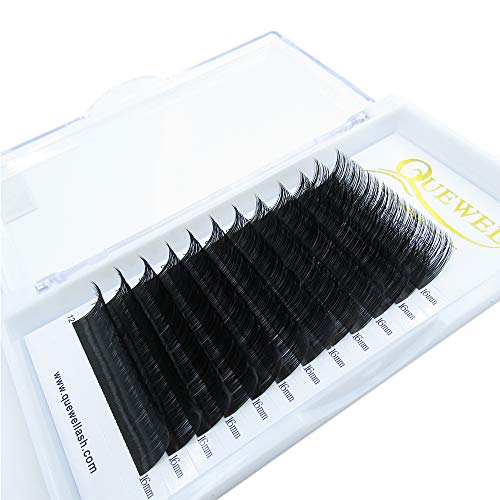 Eyelash Extension Supplies|Thickness 0.07 Curl C/D Length From 6mm To 18mm Mix-8-14mm| Best Soft Eyelash Extension(0.07 D Curl, 16mm)