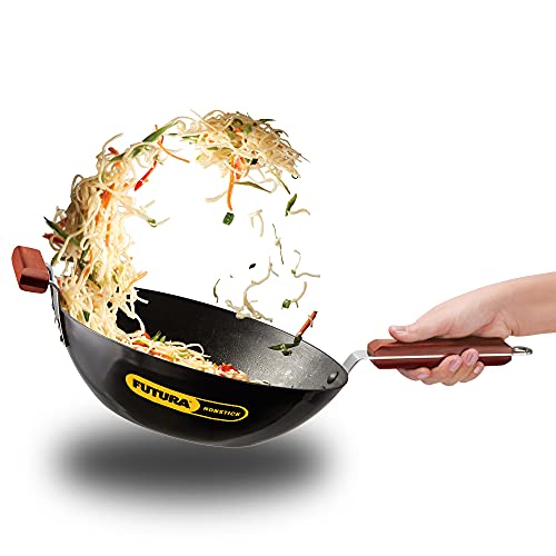 Wok antiadherente Futura Hawkins de 11.5 pulgadas negro miniatura 1