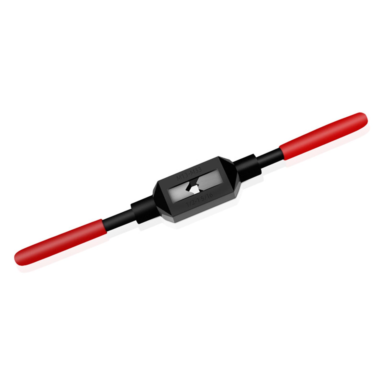 Rgybao M13m33 Duty Red Handle Tap Holder Stand Manual Operated Tool Alloy Steel Construction Suitable For Mechanical Maintenance Nonslip Grip Tap Wrench For Metalworking