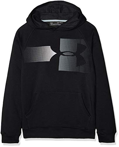 Preisvergleich Produktbild Under Armour Jungen Oberteil Rival Logo Hoody, Schwarz, YMD, 1318220-001