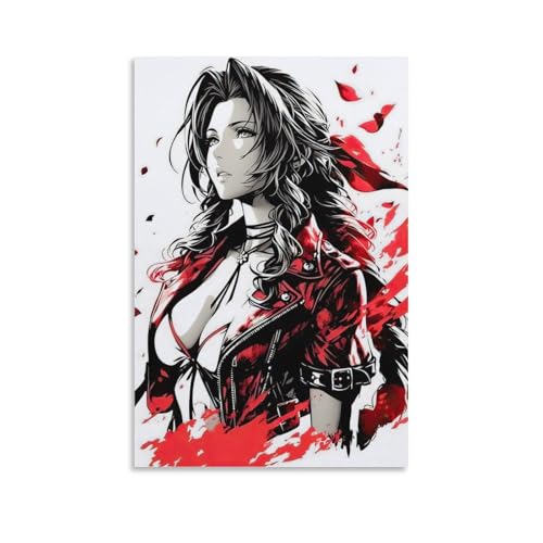 �t�@�C�i���t�@���^�W�[ �|�X�^�[ (34) �E�H�[���A�[�g �L�����o�X ��� �摜�̊G �Ǌ|�� ���� �z�[������12x18inch(30x45cm)