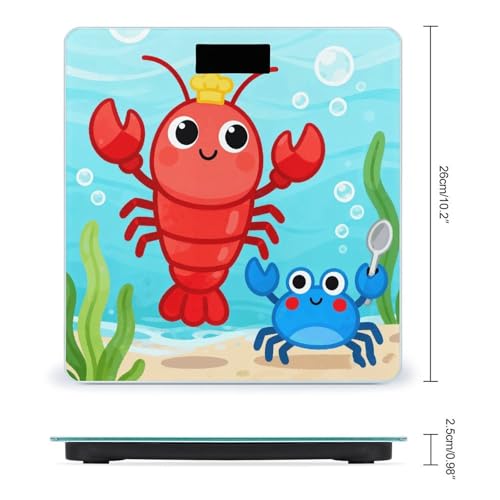 Báscula Digital de Baño con LCD y Vidrio Templado miniatura 2