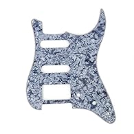 Fits Fender USA/Mexican Made Standard Stratocaster Modern Style.If you use it for other Strat style guitar, you may need a modification for line up 11 mounting screw holes, HSS pickup routine Plastic made, 2.0-2.2mm(0.08-0.09 inch) thickness Double l...