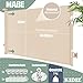 KIDIZ® Treppenschutzgitter Türschutzgitter ausziehbar 0-180CM | kindersicheres Treppengitter für Babys & Haustiere | Schutzgitter für Treppen & Türen Absperrgitter inkl. Bodenanker & Montagezubehör