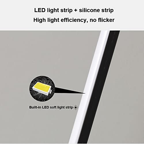 Lámpara LED de pie con base de metal de 8 cm y un diseño estilizado de 145 cm 6