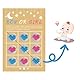 Danbghyuo 5pcs Geschlecht Reveal Scratch Off Karten - Boy or Girl ? Reveal Spiele, seine ein Junge Geschlecht Reveal Tic Tac Toe Board, Reveal Ideen Party & Scratch off Game