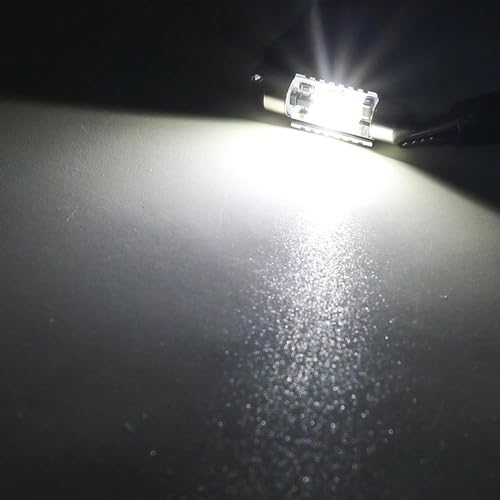 Image of CLOUDSALE, Your Store, Your Place Festoon 8 LED Bulb 31mm C5W C10W Car Dome Light Auto Interior Map Roof Reading Lamp DC 12V White (pack of 1)