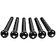 TecUnite Akustische Gitarre Bridge Pins Puller Remover Extractor Werkzeug mit Gitarre Sattelmutter und 12 Packung Guitar Bridge Pins