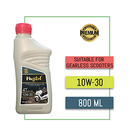 Image of Engine Oil 10W30 Sn Centistokes for Honda Honda Activa 6G Scooty-Scooter (800 Millilitres Multi-Colored Pack of 1)