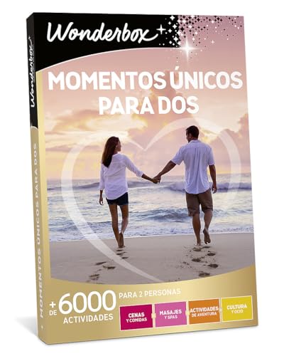 WONDERBOX Caja Regalo para parejas - MOMENTOS ÚNICOS PARA DOS - 6.500 experiencias para dos personas - Idea de Regalo Navidad
