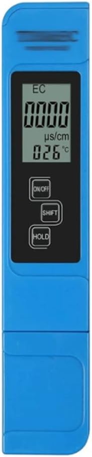 Digital Water Quality Tester TDS EC Meter Range 0-9990 Multifunctional Water Purity Temperature Meter Temp PPM Tester