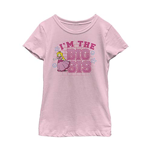 Fifth Sun Little Nintendo Big Sis Girls Short Sleeve Tee Shirt