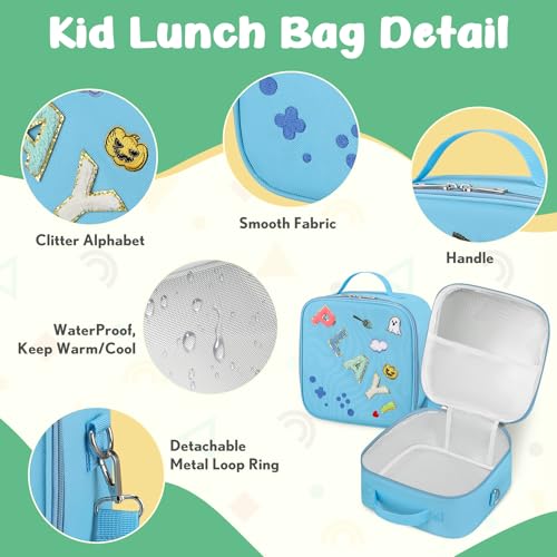 Image of Kids Bento Box - 4 Compartment, Leak-Proof, with Soup Thermo