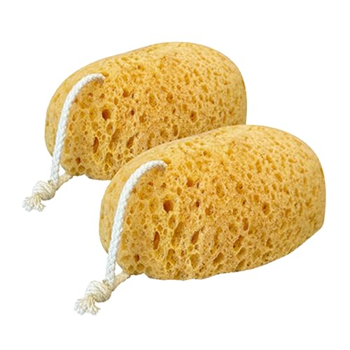 Esponja de baño exfoliante para piel sensible en pack de 4 esponjas grandes 5