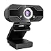 CCWELL Webcam 1080P FHD con Microfono, PC Portatile Desktop USB 2.0 Videocamera per Videochiamate, Studio, Conferenza, Registrazione, Gioca a Giochi e Lavoro a Casa