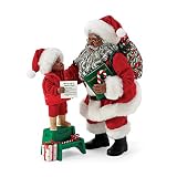 Department 56 Possible Dreams Christmas Traditions Real Santa Figurine Set, 10 Inch, Multicolor