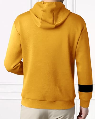 Image of AUSK Men's Full Sleeve Hooded T-Shirt - The Ultimate Cotton Blend Comfort || Hoodies for Mens