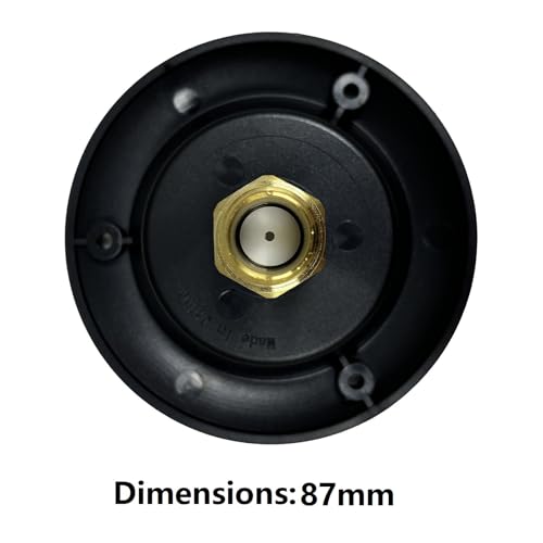 Image of RV Water Inlet Connection, City Water Fill Inlet, Flange Brass with Check Valve, RV Water Hose Connector Water Fill Flange City Water Hookup for RV (Dimensions: 87mm)