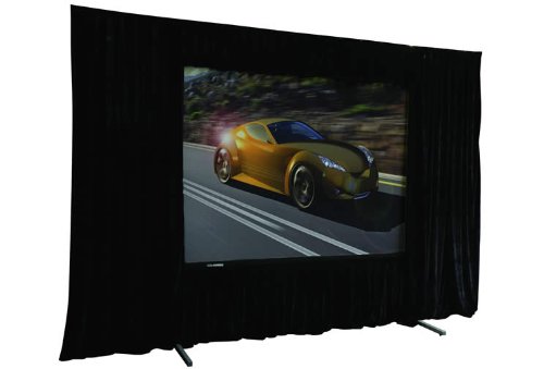 Elite Screens Q200VD QuickStand Portable Projection Screen with Drape Kit(200 inch 4:3 AR)