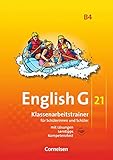 English G 21 - Ausgabe B / Band 4: 8. Schuljahr - Klassenarbeitstrainer mit Lösungen und Audio-Materialien