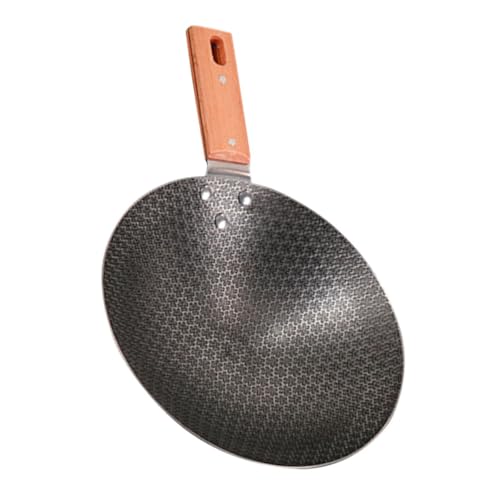 POPETPOP Chinese Small Wok Pan Woks for Electric Stove Heat Resistant Kitchen Frying Pan Non-stick