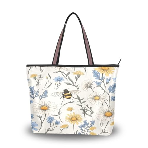 Image of Women Turtle Tote Bag Polyester Handbag Zippered Tote Bag Turtle Tote Purses,Summer Beach Tote Bag