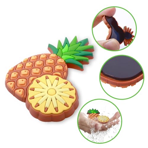 Image of SUPINEEDO Fridge Magnet for Toddlers 1-3, Strong Magnetic Rubber Cute Fruit Refrigerator Magnet for Kids, Kids Magnets for Fridge Baby Magnet Toys Children Gift for Whiteboard Fridge Dishwasher Oven