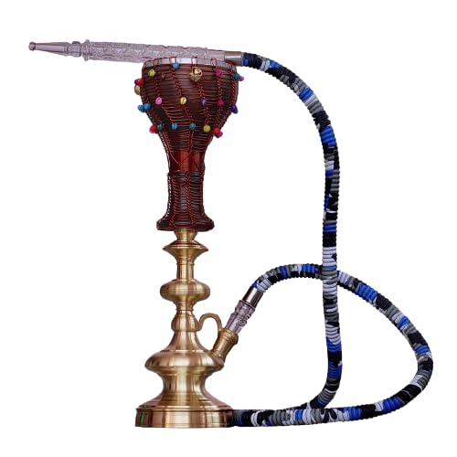 100 SOMADA HOOKAH (desi kali) PURE BRASS HANDMADE HOOKAH WITH LATEST
