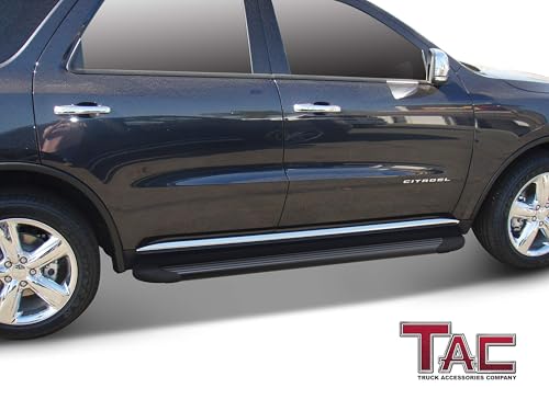 Estribos TAC para Dodge Durango 2011-2026 Aluminio SUV Negro miniatura 2