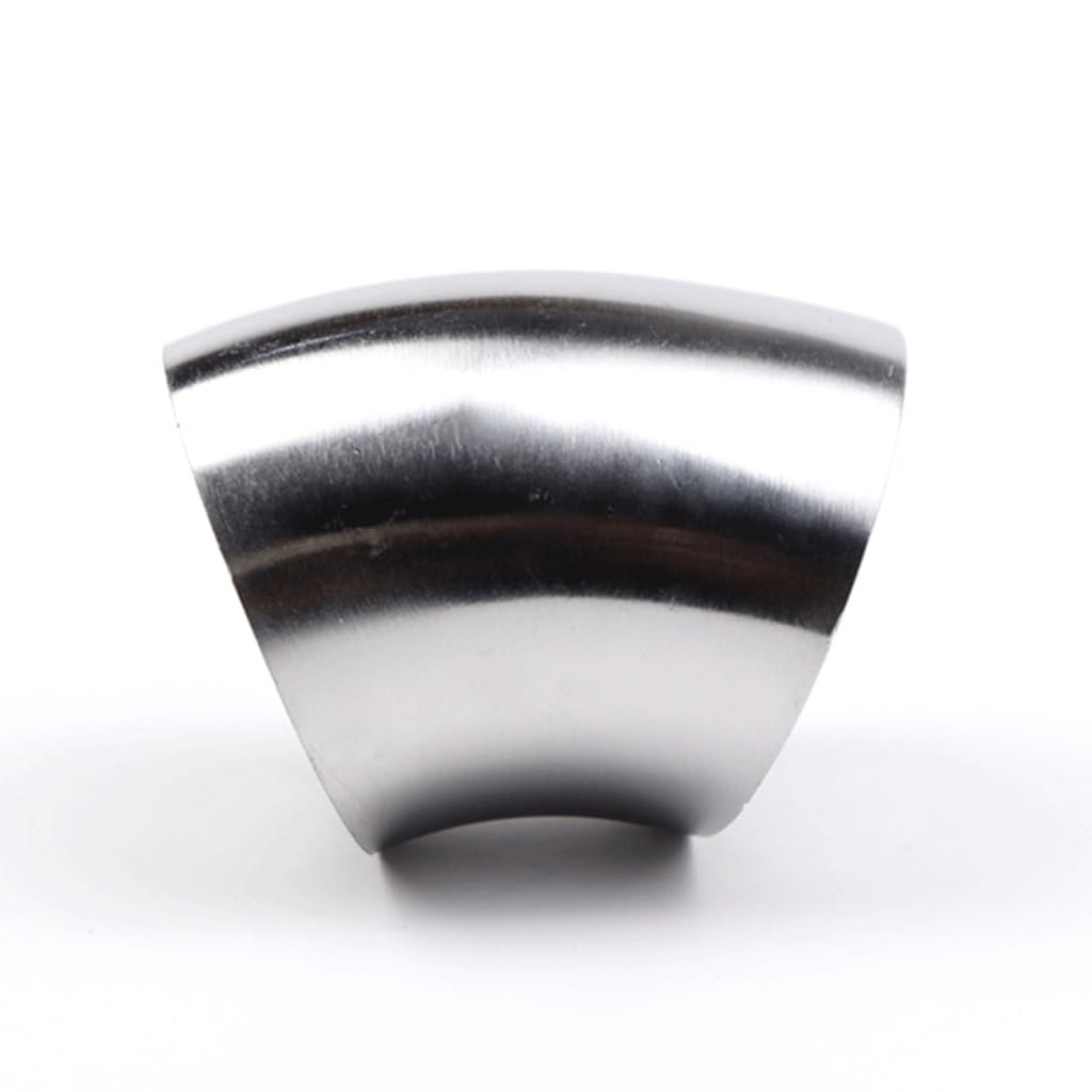 Łącznik rurowy ze stali nierdzewnej 304, kolano 45 stopni ze spoiną sanitarną SS304, do akcesoriów do kolanek węża łączącego(219 mm x 3 mm)