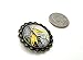 Lilac and Canary Pin - Vintage inspired Brooch - Handmade
