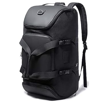 BANGE Mochila Impermeável para Viagem Mala de Bordo Premium Multifuncional 35L Com Bolso Separado para Calçados Alça Extensível Lateral