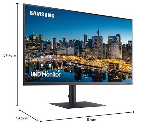 Samsung F32TU870VP Ecran PC 32" (16:9), UHD 4K 3840x2160, 60Hz, VA 8ms, Plat, 250cd/m2, 2500:1, H/I/Pivot/Orientable, USB-C 1 * 90W / 1 * 15W, Cable(s) HDMI + USB-C + DisplayPort