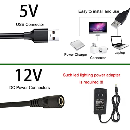 RYE USB Powered 5V COB LED Strip Light - Image 4