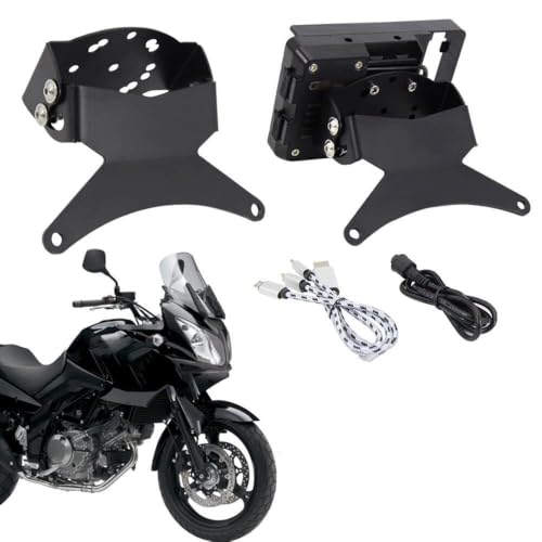 Support GPS moto Suzuki V-Strom fixation rigide et stable