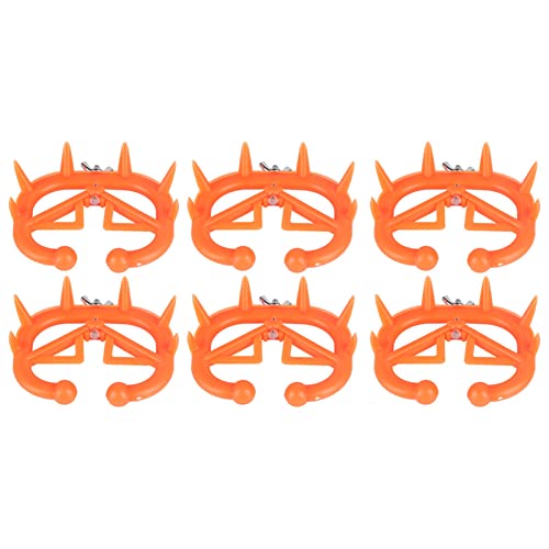 Jeffergarden 牛離乳道具 再利用 安全無毒 動物用離乳器 頑丈で耐久性 6PCS入 傷つけない 子牛の離乳器 牧場 農場